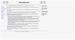 Desktop Screenshot of minimstreamer.com