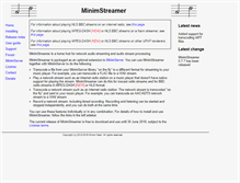 Tablet Screenshot of minimstreamer.com